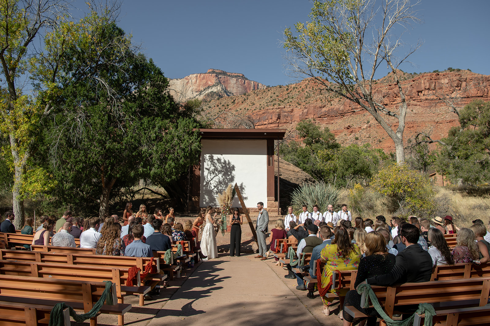 Wedding Ceremony at South Campground Amphitheater