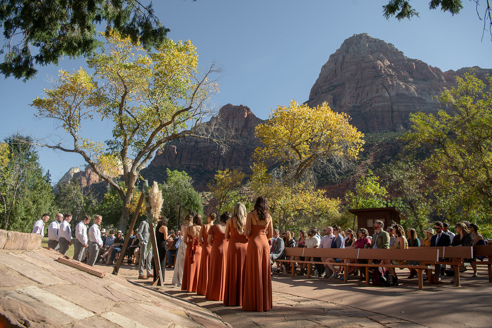Wedding at South Campground Amphitheater