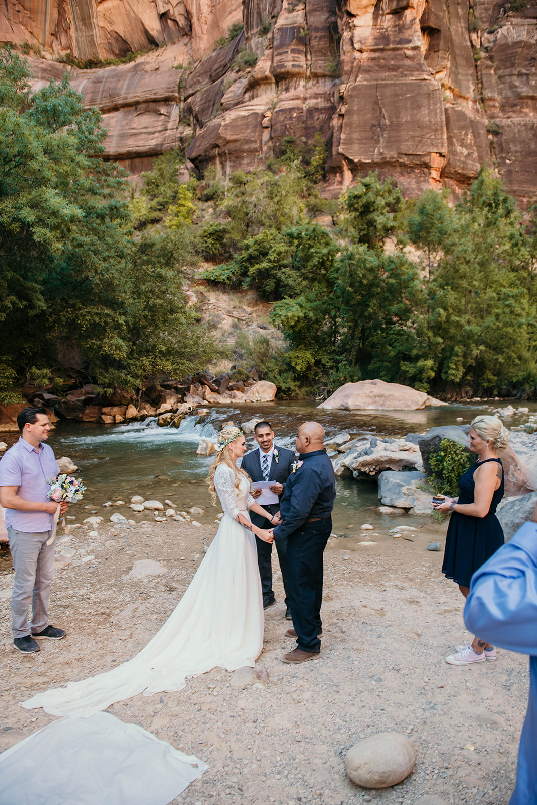 Wedding Ceremony at Temple of Sinawava