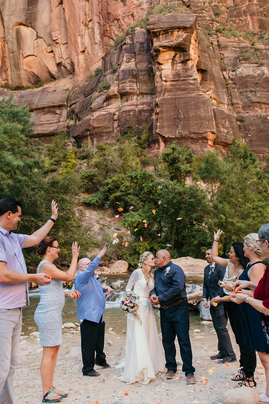 Eloping in Zion at Temple of Sinawava