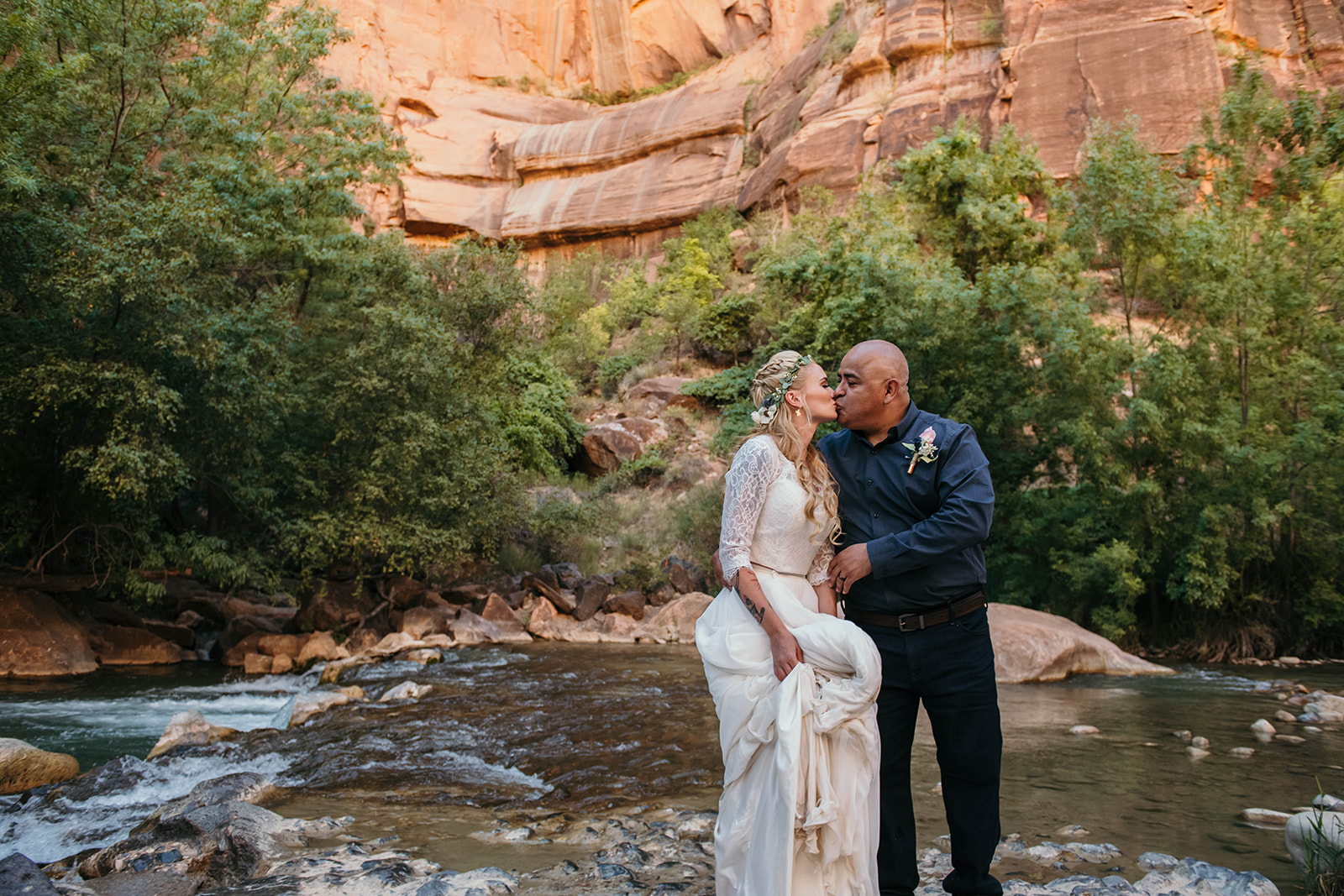 Temple of Sinawava Elopement in Zion