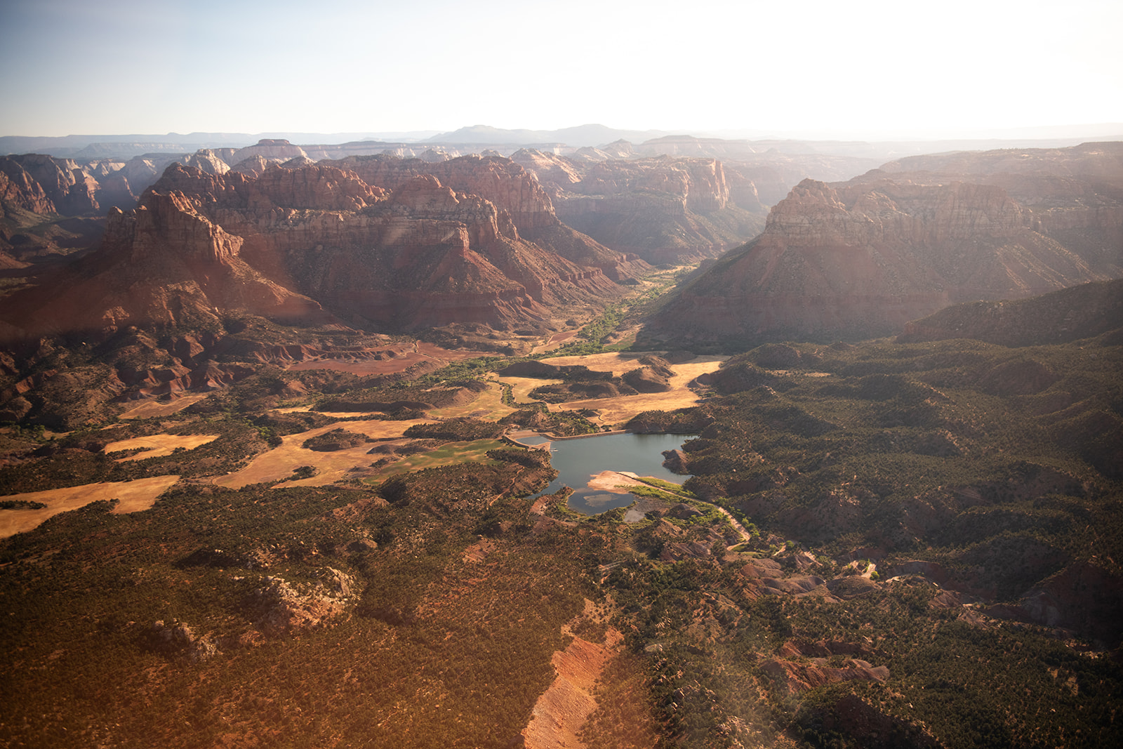 Helicopter Tour of Zion for Honeymoon